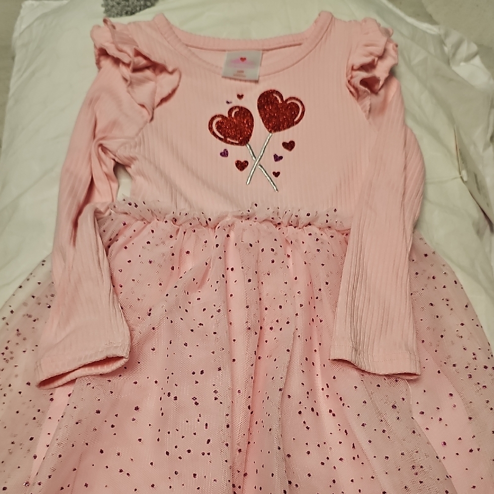 Pink Heart Kids Dress (Item #45,46)